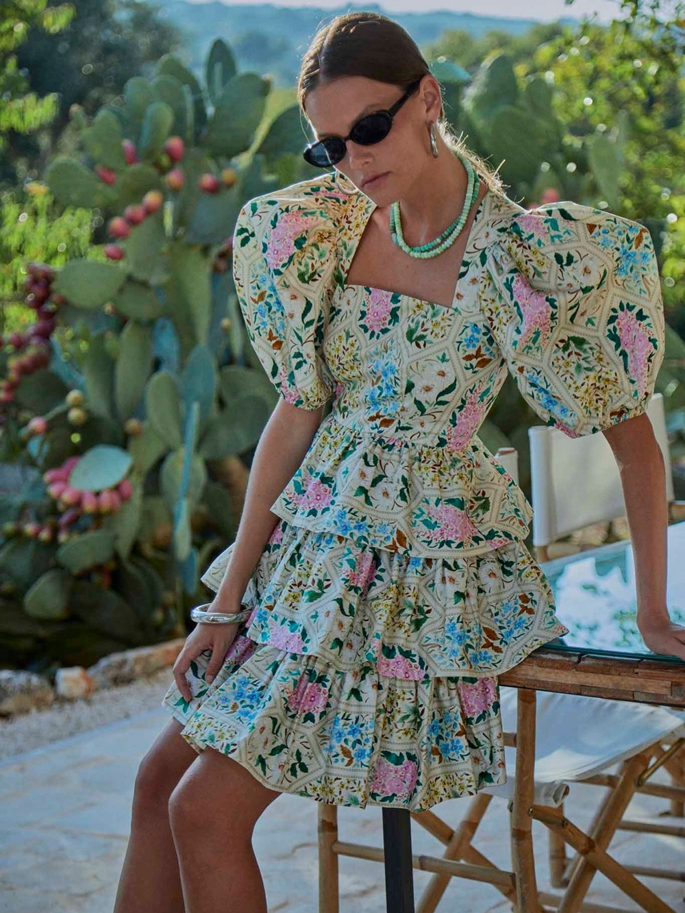 Hunter Bell Porter Dress Floral, size 2 - Picture 11 of 14